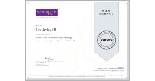 Introduction to Molecular Spectroscopy