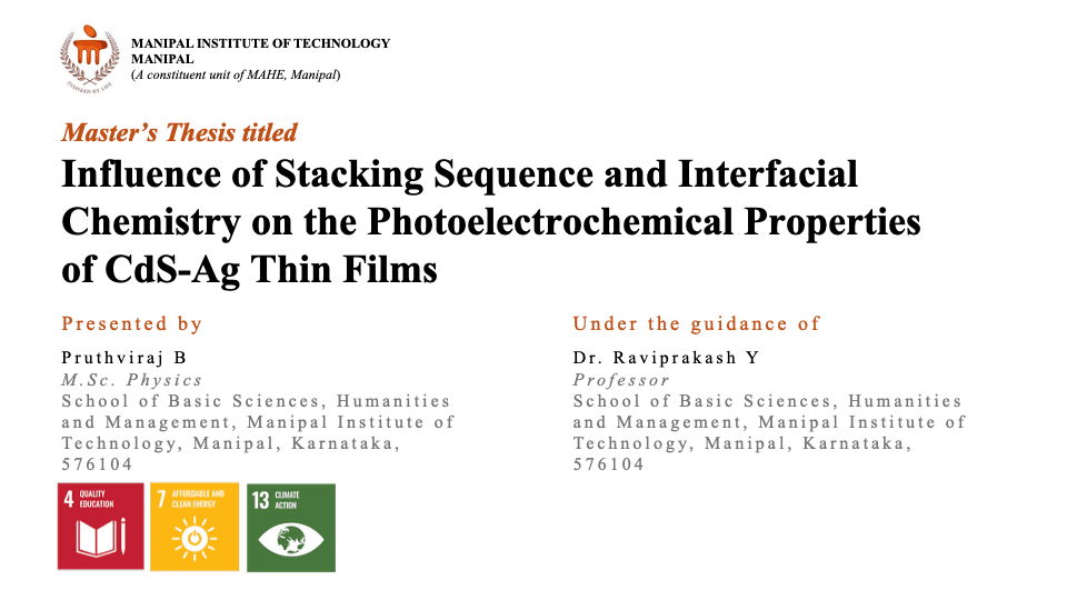 Investigation on Metal Chalcogenide/Oxide Thin Films for Energy Device Applications 3